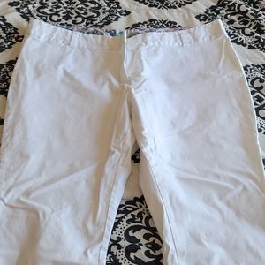 Boden White Capris, 18L